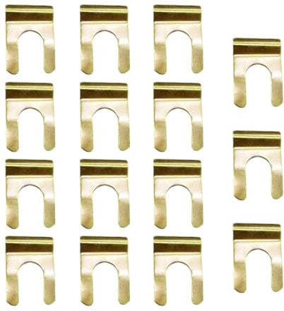 JNNJ 15 Piezas Abrazaderas De Fontanería De Freno De Coche, Sujetadores Fontanería Freno Metal Clip Soporte Aparcamiento En Forma U, Tubería Clip Retención Universales Para Coches (No.9)