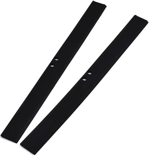2 Stücke Gummilippe 25cm Silikon Abziehlippe für Glasflächen, gegen Streifen und Schlieren,Fensterabzieher Ersatzgummi für Duschabzieher Ersatzlippe Abzieher,Fensterwischer,Dusch -Schwarz