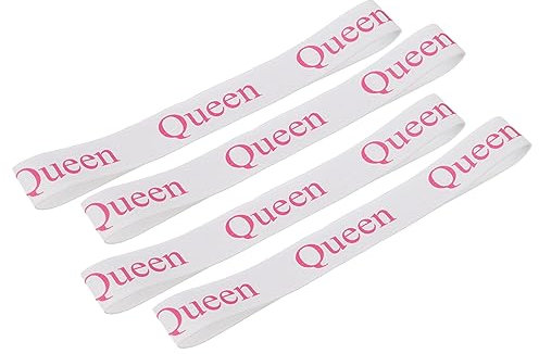 QUARKZMAN 4Stk Bett Blatt Organizer Bänder Elastische Bettwäsche Blatthalter Riemen für Leinen Kleiderschrank Blatt Set Organizer Kleiderschrank Organisation Weiß und Rose Rot (Queen)