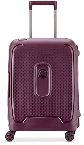 DELSEY PARIS - MONCEY - Valise Rigide 55 x 40 x 20 cm - 35 L - S, Violet, s