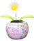 Wackelfigur Blume Solar Tanzende Blume Solarblume Wackelfigur Wackelblume Solar Solarbetriebene Wackelblume Solar Wackelfigur Auto Armaturenbrett Deko Innenraum Zubehör für Auto Haus Büro