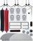 Yivy 30 Piezas Accesorios Kit para Roborock S8 Maxv Ultra /S8 MAX Ultra Piezas de Repuesto: 2 cepillos Principales, 6 cepillos Laterales, 4 filtros Hepa, 4+4 toallitas，6 Bolsas para el Polvo