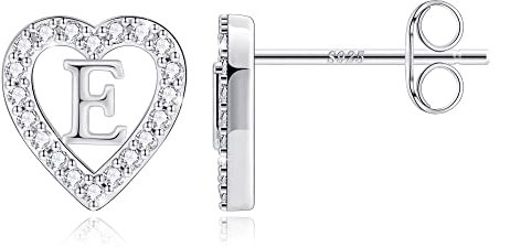 TINGN Ohrstecker Ohrringe für Mädchen - Geschenke für Teenager Mädchen Buchstaben Ohrringe für Mädchen Ohrstecker Silber Ohrringe Mädchen Herz Ohrringe für Mädchen Buchstaben Ohrringe Damen