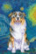 Hund Australian Shepherd Blue Merle Gartenfahne Langlebig Hofflagge Doppelseitige Lawn Sign Décor Für Outdoor Yard Bauernhof 30X45Cm
