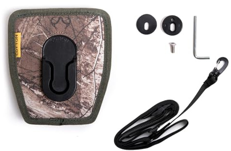 Cotton Carrier CCS G3 Wanderer Binocular Holster - Camo | Patented Twist & Lock Mount | Belt, Backpack & Harness Compatible