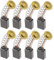 Newyuan 10 escobillas de carbono de motor compatibles con Einhell TC-SM 2131 BT-SM 2131 TH-SM 2131, accesorios de herramientas eléctricas de 6,5 x 7,5 x 13,5 mm