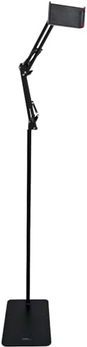 Callstel Tablet Ständer: Bodenständer für Smartphone & Tablet, 5 - 12, 360° drehbar, 130 cm (Stativ, Halterung für Büro, PC)