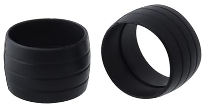 Tmboryuu 2pcs Fahrräder Lenker Klebeband Befestigungsringe Roadbike Grip Wrap Stecker Nicht Klingel Lenker Klebeband Gurthülle Silikonringe Ärmeln