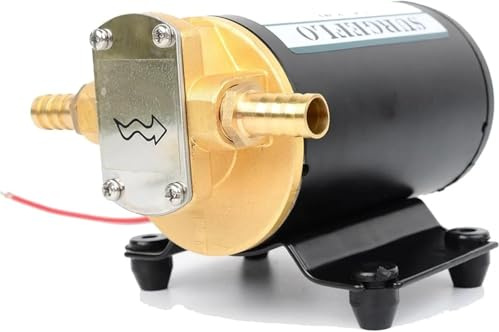 Sewage/Effluent Pumps Large Flow DC Gear Oil Pump 12V 24V 14L/min Self-Priming Diesel for Lubricating Engine