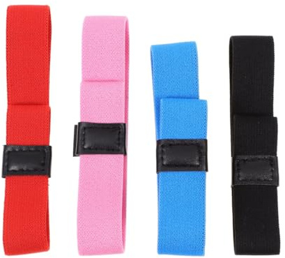 FOMIYES 4 Stück Verschleißfeste Outdoor Bento Gurte aus Polyester Elastische Brotdosenbänder Einfach zu Reinigen und Wiederverwendbar für Bento Boxen