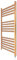 300mm(w) x 800mm(h) Straight Copper Electric Heated Towel Rail, Radiator, Warmer. Supplied with 150 Watt Electric Heating Element (PRE-FILLED with heating solution)
