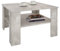 IDIMEX Table Basse SEJOUR, Table de Salon de Forme carrée avec 1 étagère Espace de Rangement Ouvert, en mélaminé décor béton