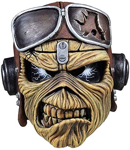 Trick Or Treat Studios Iron Maiden ACES High Eddie Licensed Adult Mask Costume Accessory