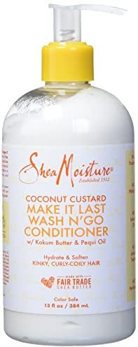 Shea moisture coconut custard wash n'go conditioner 13oz/384 ml