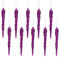 Christmas Concepts® 12cm Glitter Icicle Decorations Christmas Tree Trims (PURPLE, 10)