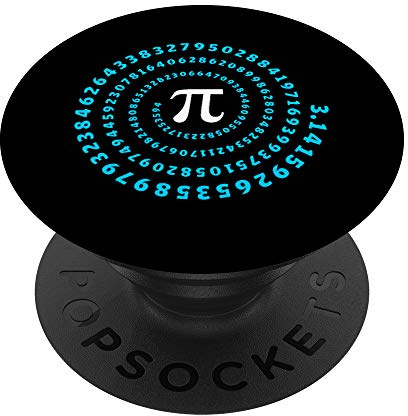 Pi, Spirale, Symbol, Mathe, Unendlichkeit, Irrationale Zahl - PopSockets Ausziehbarer Sockel und Griff für Smartphones und Tablets