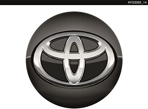 Toyota PZ406986702B Cache-moyeux en alliage Toyota Badge 17