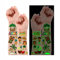Leesgel Hawaii Deko für Kinder, 150 Stück Leuchtende Hawaii Tattoo Kinder Kindertattoos Aufkleber Kinder für Hawaii Dekoration Party, Sommer Dekoration Kindergeburtstag Geschenke Kinder - 12 Blatt