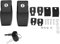 Serrure de Capot, Yctze Kit de Serrure de Loquet de Capot de Voiture Antivol avec Remplacement de Clés pour Wrangler JK Unlimited 07-17 capote wrangler jk verrou capot wrangler