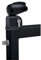 LOCINOX SNA60105 Serrure Twist pour portillon de Piscine Noir ral 9005-TWIST 40 9005