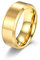 Daesar Ring Edelstahl Herren, Gold Ringe Personalisiert ohne Stein 8MM Bandring Partnerringe Freundschaftsringe Große 52 (16.6)