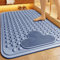 60x90cm Tapis Douche Antiderapant avec Ventouses et Trous de Drainage,Grand Tapis de Douche Antidérapant,Tapis de Bain Douche pour la Douche de Salle de Bain (Bleu)