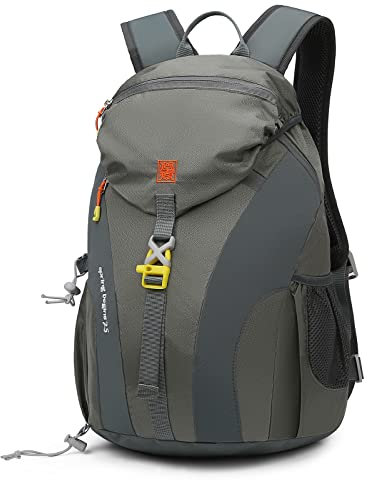 DIRRONA Frauen Outdoor Rucksack Wasserdicht Leicht mit Laptopfach Nylon Outdoor-Sportrucksack für Damen mit 25L Fassung Svermögen Iebensrettender Pfeife Geeignet für Skifahren Bergsteigen Reisen