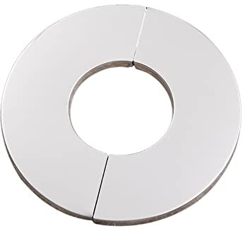 RohrabdeckungenEdelstahl Wasserrohrabdeckung Wandflansch Selbstklebend Dusche Dekorative Abdeckkappe Bad Küchenarmatur Zubehör (Farbe: E 41 mm, Größe: 1) (Color : A 24mm)