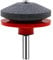 Afilador de cuchillas para cortacésped, 1 unidad, universal, rueda de piedra, herramienta equilibradora para taladro eléctrico, taladro manual, color rojo