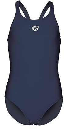 ARENA Dynamo Junior R Costume Intero Bambina, Costume da Bagno Sportivo in Tessuto Maxfit Eco Resistente al Cloro e al Sale con Protezione UV UPF 50+