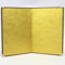 Generisch Stellwand mattgold, zweiflüglig 25,5 x 36 cm
