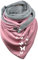 Dreieckstuch Damen ， Dreiecksschal Loop Lifebeautyme Rundschal Baumwolle Tücher Mit Knopf Schwarz Damenschal Kleidung Grau Kariert Schal Poncho Loopschal Pink Groß