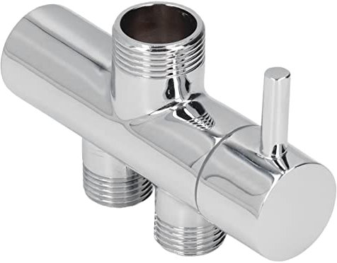 Deviatore per Braccio Doccia G1/2inch, Valvola Deviatrice a 3 Vie per Soffione, in Ottone, Connettore a T a Tenuta Stagna