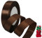 Satinband Kaffee 20mm Breit Geschenkband Satin,22m Satinbänder Kaffee Dick Schleifenband Dekoband Seidenband Geschenkverpackung Stoffband Geschenkbänder für Dekorieren Basteln Kleid Hochzeit