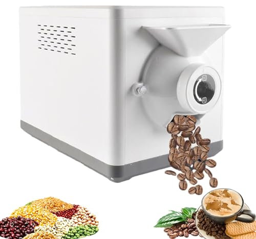 1600W Electric Coffee Bean Roaster Machine,1500G Large Capacity Non-Stick Pot Coffee Roaster with 0-90mins Timer & 100℃-250℃ Temperature Control,for Commercial,Home Roasting Nuts,Grain