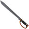 KS-11 Machete echt Scharf mit Säge und Gummigriff – Handschutz- Gesamtlänge 60 cm incl. Holster - Machete Survival als Buschmesser – Bushcraft Ausrüstung Macheten