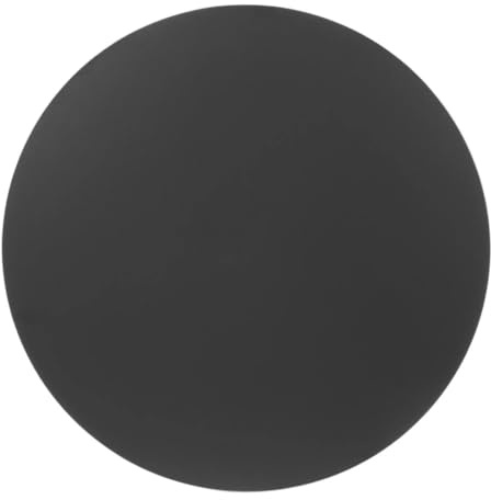 Bolero Round UV Resistant Outdoor Table Top 600mm FU531, Matte Black | Hygienic, weatherproof dining surface wipes clean easily to simplify maintenance on busy commercial patios.