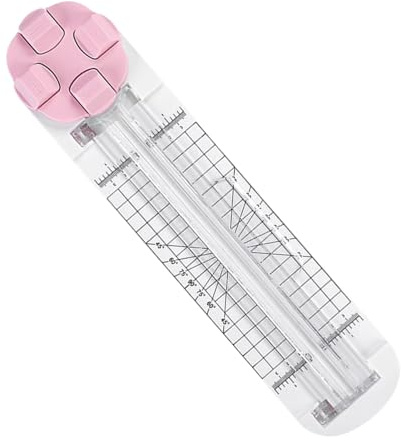 4-in-1 Papierschneider & Foto Cutter 35.5cm, Präzisions Schneidwerkzeug Für Basteln, Scrapbooking, Büro Saubere Schnitte Für Karton, Fotos, Geschenkpapier Inkl. Sicherheitsschieber