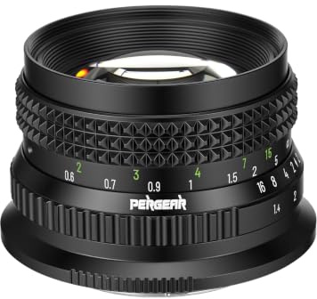 Pergear 50mm F1.4 Full Frame Manual Focus Lens for L Mount Cameras