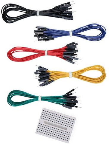 ELEGOO Jumper Wire Kabel Male Female 200mm 50er Set Zusammen mit ein 170 Kontakte Breadboard