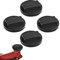 DEDC 4PCS Rubber Jack Pads for BMW MINI, Universal Slotted Jack Pad Frame Rail Protector for Universal Slotted Frame Rail Protector for Trolley Jack