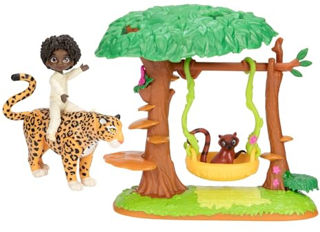 Disney 219591-RF1 Encanto Antonio's Tierschaukel Puppenzubehör, Grün, 15.00