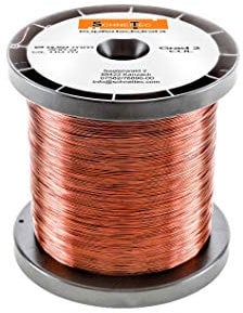 Kupferlackdraht W210 Ø 0,50 mm 200 g, ca. 105m - CU Lackdraht Grad 2 CUL Kupferdraht Gewicht 200 Gramm Durchmesser 0,50 Millimeter Wickeldraht Kupfer Draht nach IEC 60317-13