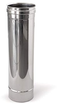 Tubo in acciaio inox per canne fumarie L1000mm (DN 250)