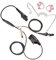 Earphone Earpiece Headset with Earmoulds for Multipin Mic PTT Compatible with HYT Hytera Two WAY Radio PD700, PD702, PD705, PD780, PD782, PD785, PT580H, PT-580