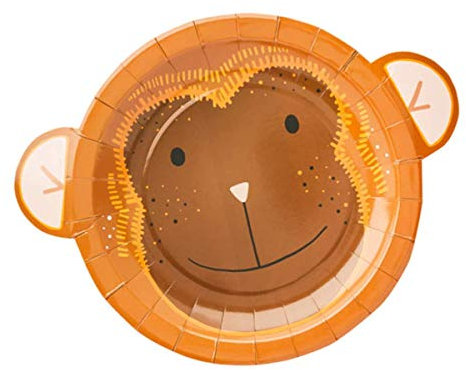 Club Green Cheeky Monkey Jungle 23cm Party Plates 10 pack