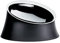 Alessi Wowl BM13/28 - Schüssel für Hunde, Design, Schräg zur Vereinfachung der Hundefütterung, Resin Thermoplastik und Edelstahl 18/10, 28 cm, Grau