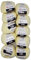Ilkadim 10 x 50g Strickwolle YarnArt Jeans einfarbig mit 55% Baumwolle, 500 Gramm Wolle Uni (vanille 86)