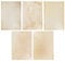 50-Pack of A4 Stationery Vintage Parchment Writing Paper for Arts and Crafts, Double-Sided, 5 Designs