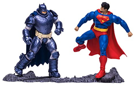 DC Actionfiguren Collector Multipack Superman vs. Armored Batman 18 cm